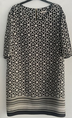 tu black and white dress