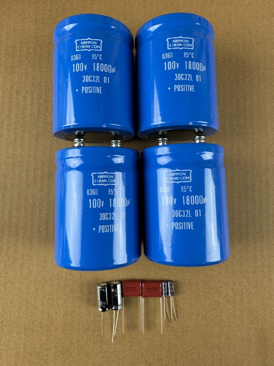 Adcom GFA-555 COMPLETE Recap Kit High-Quality Amplifier Rebuild