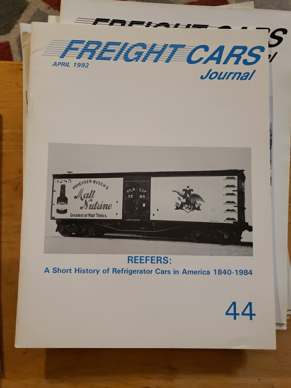 Freight Cars Journal Magazine 44 April 1992 Railroad Train eBay