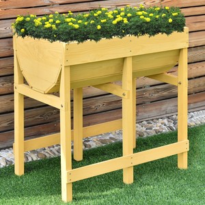 Jardinière Surélevée Jardinière sur Pieds Table de Culture ...