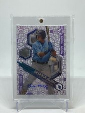 2018 Bowman High Tek Brendan McKay On Card Prospect Purple Auto /150