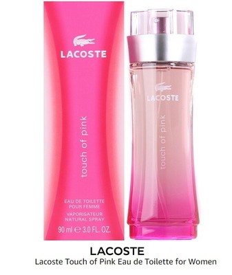 lacoste women's pink perfume