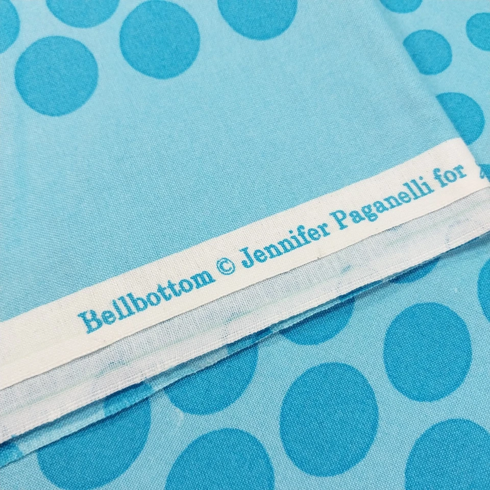 Telas Westminster 2+yardas Bellbottom #JP03 azul punto Amy rayas FreeSpirit 80" Foto 3 de 4