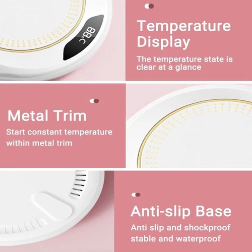 Coffee Mug Warmer, Electric Beverage Warmers for Office Home Desk Use, Smart Cup - Picture 2 of 11