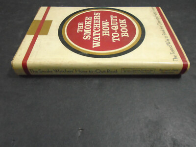 tobacco watcher VINTAGE HCDJ BOOK 1970 THE SMOKE WATCHERS' HOW-TO-QUIT BOOK