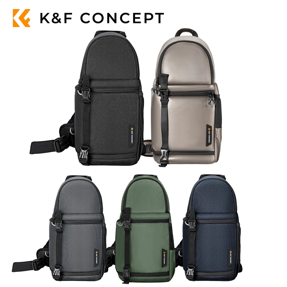 K&F Concept 10L Camera Sling Bag Crossbody Waterproof Camera Shoulder Backpack - Image 4 of 4