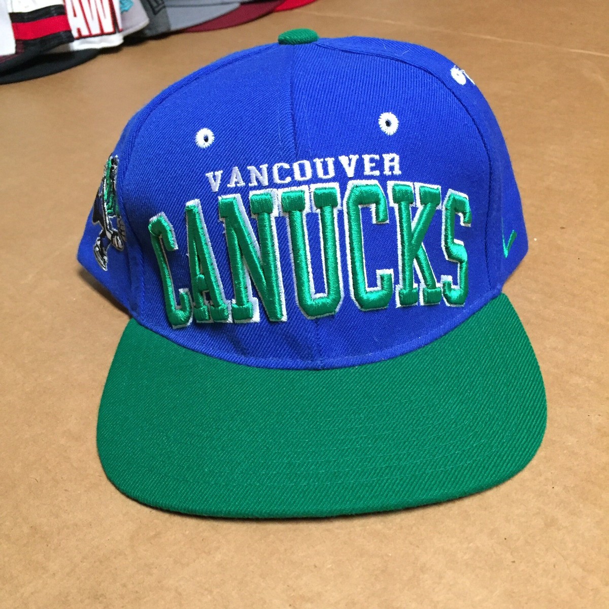 Vintage Zephyr Vancouver Canucks Adjustable Snapback Green Vintage Zephyr Vancouver Canucks Adjustable Snapback Green