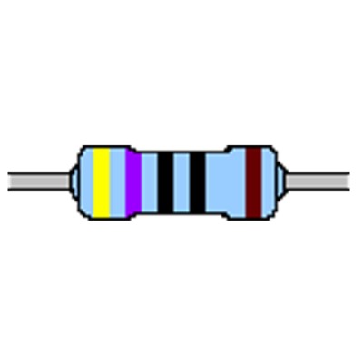 Metallschicht-Widerstand 470 Ohm 1% 0,4W Bauform 0204 gegurtet
