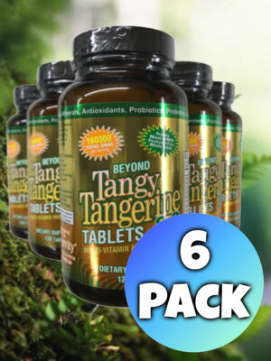 Youngevity Dr. Wallach Beyond Tangy Tangerine BTT 2.0 Tablets ( 6 Pack)