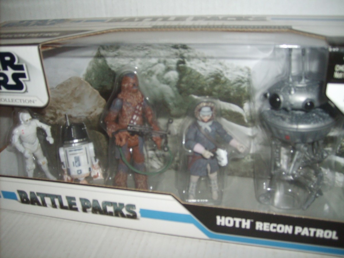 STAR WARS Legacy Collection Battle Packs Hoth Recon Patrol NEW HAN