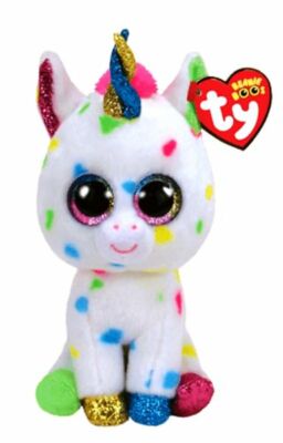 EINHORN '' HARMONIE '' GLUBSCHI / Original TY Beanies , NEU , 24 cm , Top 