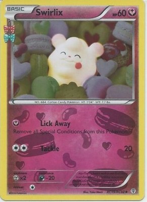 Toys Hobbies Pokemon Individual Cards Holo Perfect Mint Swirlix Rc19 Rc32 Xy Generations th Anniv Pokemon Postartz Com