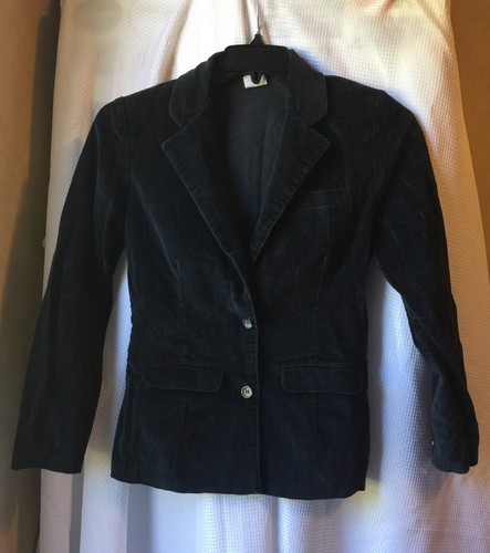 Wrangler Vintage Black Corduroy Blazer 