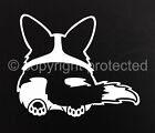 Cardigan Welsh Corgi Dog Sploot Vinyl Window Art Decal Sticker -Â Oracal 651