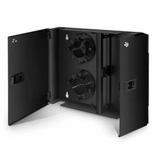 FS.com FHD Wall Mount Enclosure Unloaded 2xFHD 2xSplice Trays 48 Fibers Capacity