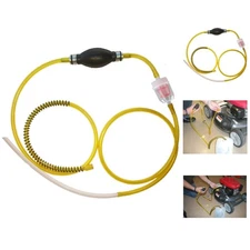 Multi-Use 6 Ft Manual Gas Siphon Pump - Lightweight & Efficient Fluid Transfer