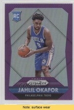 2015-16 Panini Prizm Rookies Purple Prizm 58/99 Jahlil Okafor #329 READ 5c9