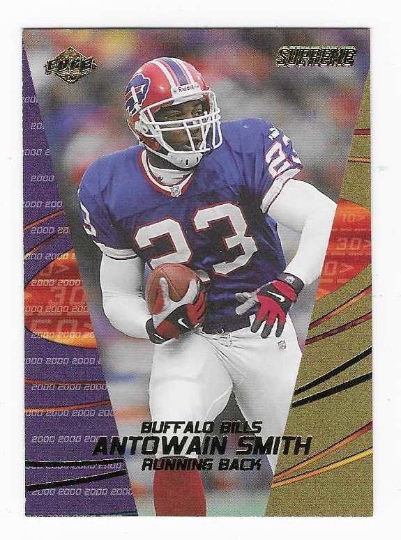 2000 Collector's Edge Supreme Antowain Smith Buffalo Bills Football Card #17