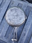 Griswold Cast Iron Skillet No 3 709 H Erie Pa Vintage Antique Sits Flat