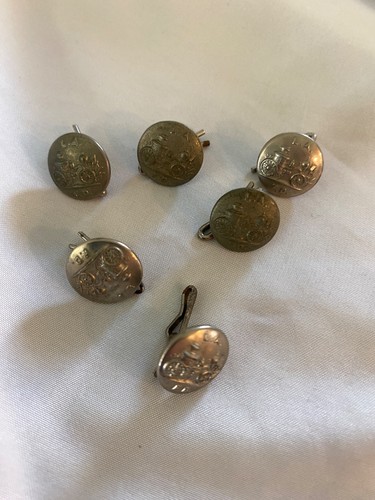 6-VINTAGE LA FIRE DEPARTMENT DRESS UNIFORM BUTTONS These are 6 antique LA Fire