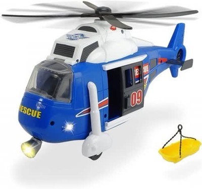 Dickie Toys Spielzeughelikopter Drehpropeller Seilwinde Licht Sound 41 cm