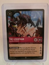 Disney Lorcana The Leviathan Guardian of Atlantis 125/204 Wilds Unknown SR