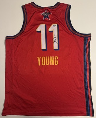 Trae Young Atlanta Hawks Autographed All Star Jersey Beckett BAS COA