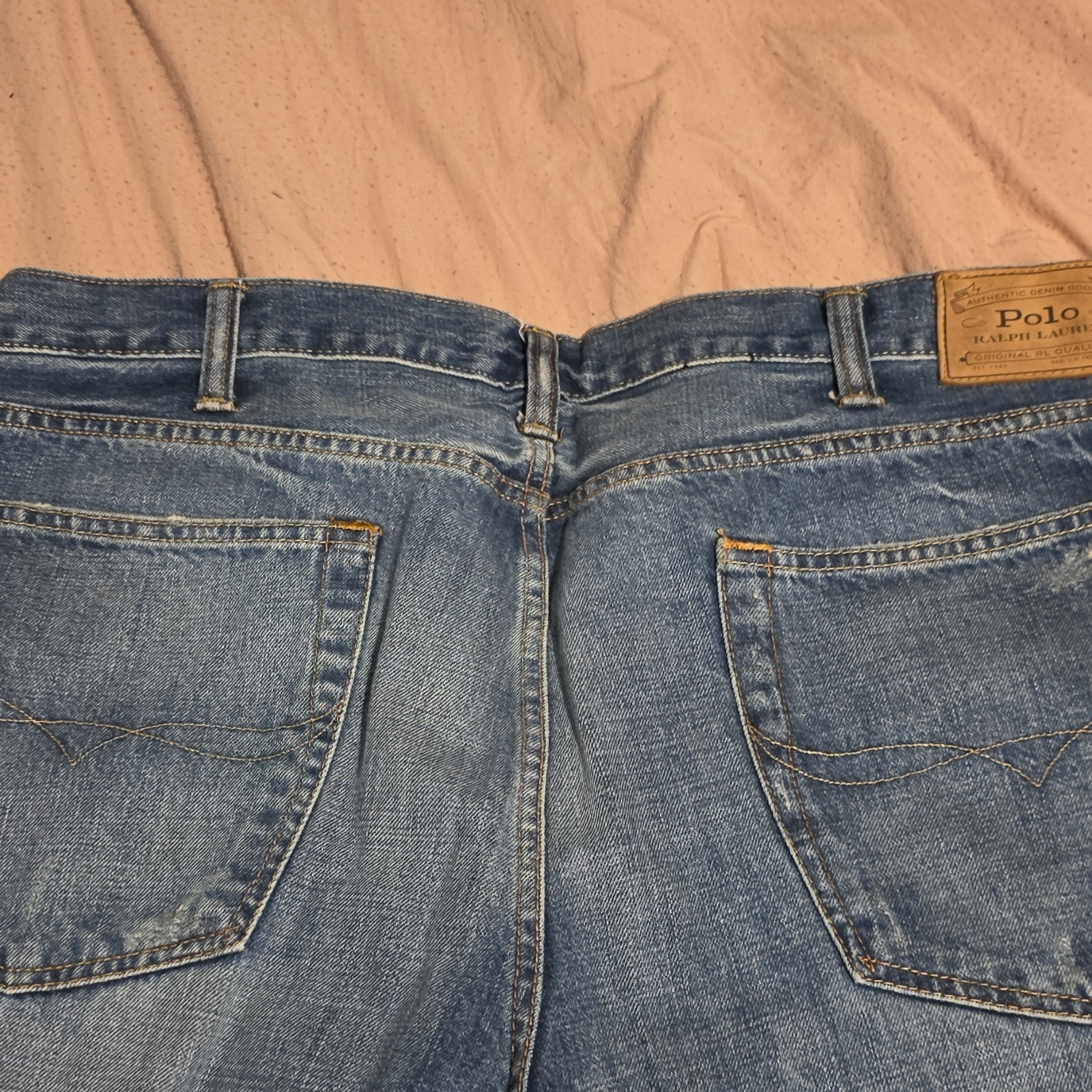 Polo Ralph Lauren Straight Patchwork Distressed B… - image 5