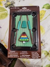 Classic Games Pool Table Game, 24 Pieces With Legs, Cue Sticks NEW w FREE S H
