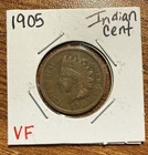 1905 Indian Head Cent Penny Nice U.S. 1c Type Coin (Raw3048)