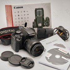 Canon EOS 600D 18MP DSLR Camera 18-55mm Lens Kit VGC - Boxed