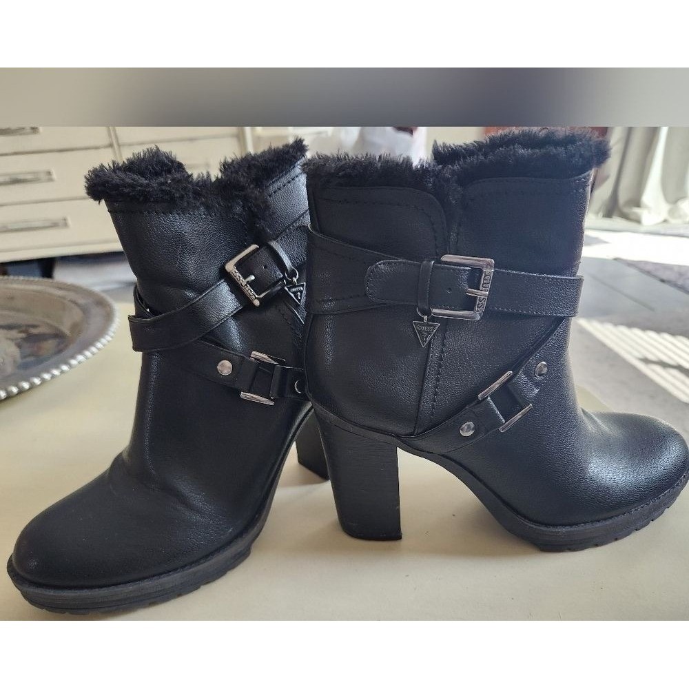 SAOLA Stivaletti Guess ecopelle fibbia zip stivaletti suola strappo 8 5 charm imbracatura