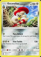 Escavalier 69/111 Rare Crimson Invasion Pokemon Near Mint