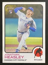 Jonathan Heasley 2022 Topps Heritage High Number SP Kansas City Royals #713