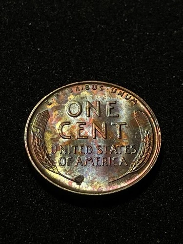 1945-P 1C Lincoln Wheat Cent BU Uncirculated Natural Toning Coin #123025-LCC2
