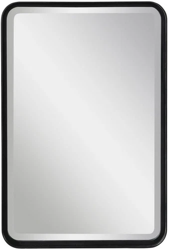 Elegant Croften Black Vanity Wall Mirror - 20.25" x 30.25 - Picture 1 of 6