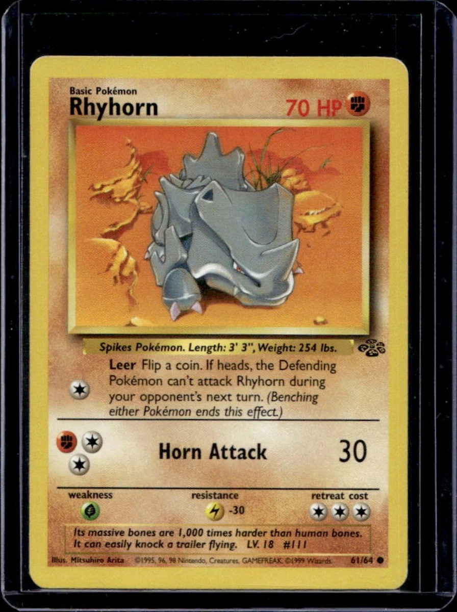 Rhyhorn Pokémon TCG Cards for sale | eBay