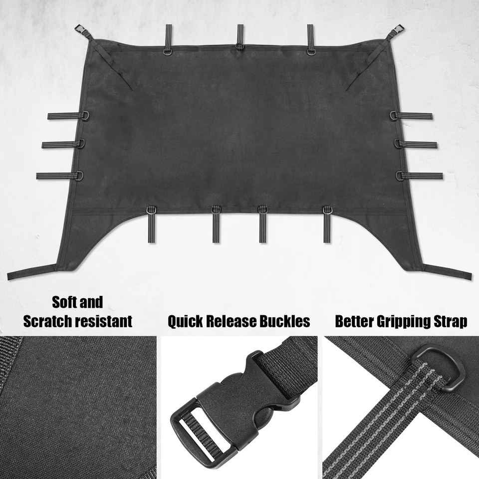 For 2017-2025 Can Am Maverick X3 / RR Soft Roof Top Canvas Cover UTV ATV Part - Image 4 of 4