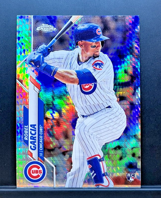2020 Topps Chrome #181 Robel Garcia Rookie Card Prism Refractor - MINT CONDITION