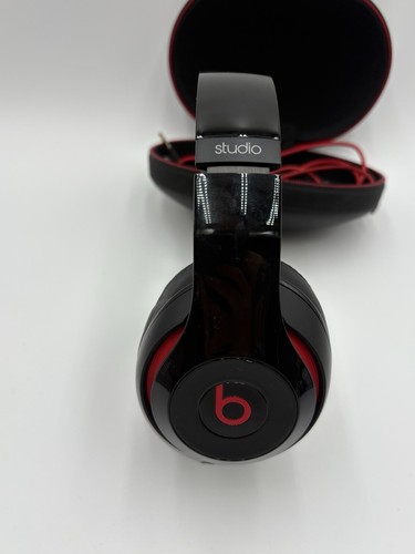 Beats by Dr Dre Studio 2.0 Over the Ear Headphones B0500 Wired Black Red - Picture 3 of 10