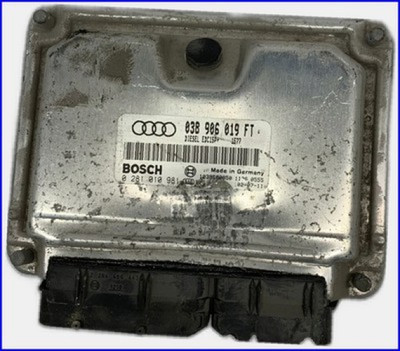 Engine control module VAG 038906019FT IMMO OFF 0281010981