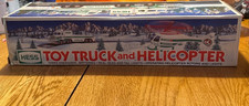 Hess Toy Truck And Helicopter In Original Box 1995