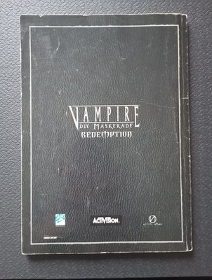 Vampire Die Maskerade Redemption Begleitheft zum PC-Spiel