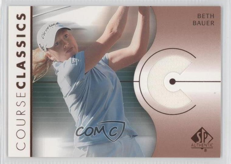 2003 SP Authentic Course Classics Golf Shirts Beth Bauer #CC-BB Rookie RC 0j6