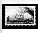 US Stamp FDC Publicity Photo Essay #3286 33c Irish Immigration 1999