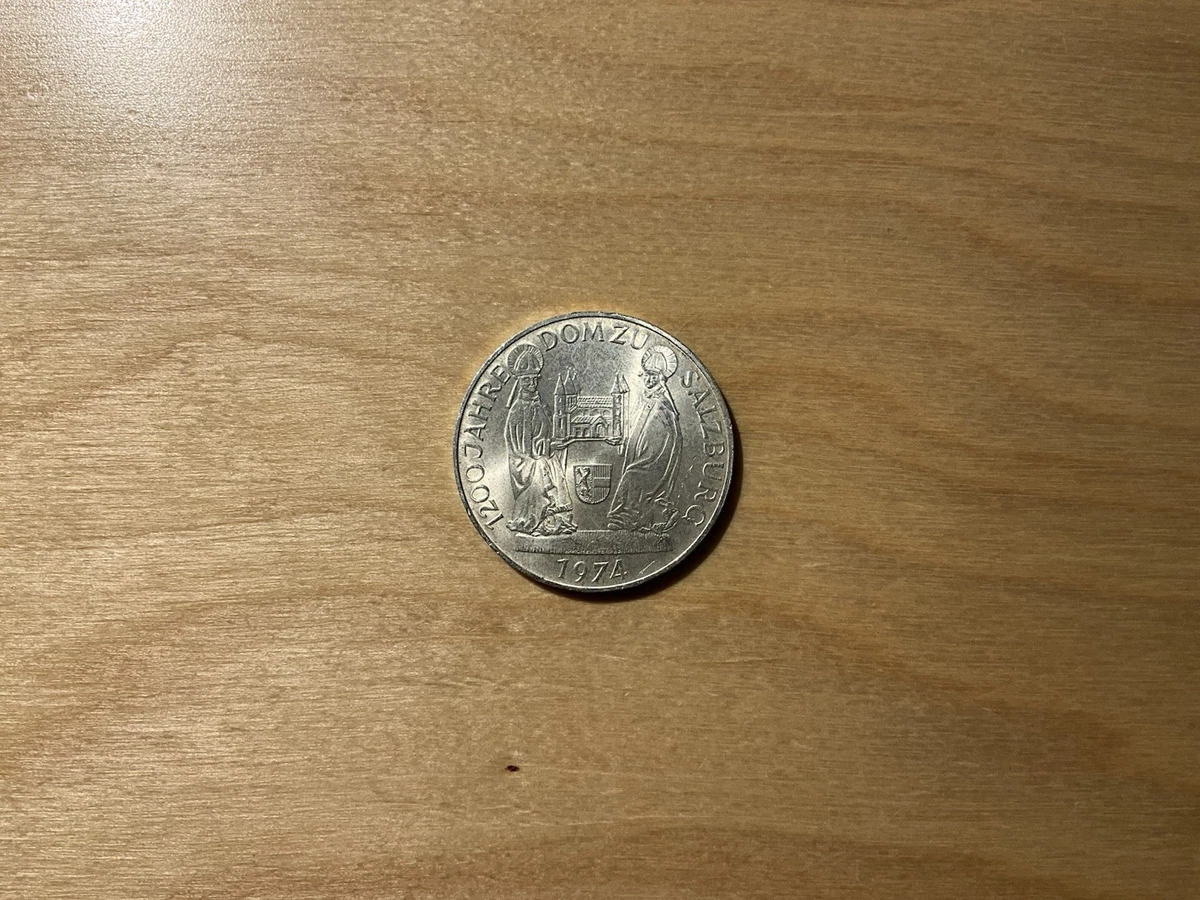 ÖSTERREICH 50 SCHILLING Münze  1974 1200 JAHRE DOM ZU SALZBURG - SILBER