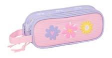 SAFTA BOUQUET   Children's Double Pencil Case, Children's Pencil Case, Ideal for