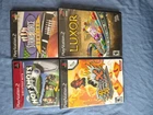 Lot 4 PS2 Games Luxor Strike Force Hot Shots 3 Dance Dance Revolution Untested
