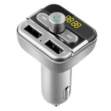 Car Wireless FM Transmitter 3.4A Dual USB Charge Hands-free Call Car MP3 Player