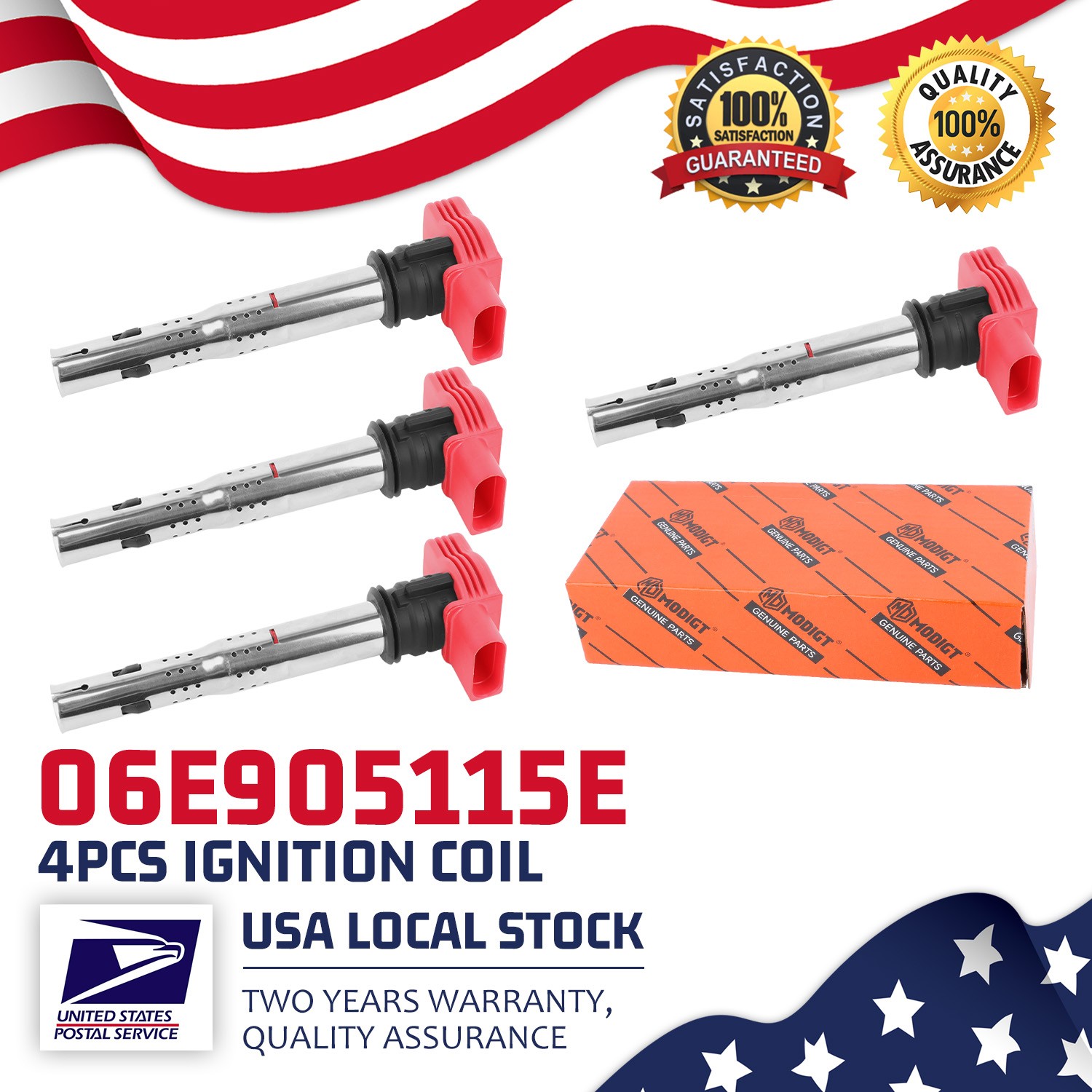 Audi R8 2008-2015 Ignition coils 4 pcs P/N 06E905115E